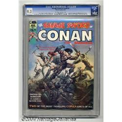 Savage Sword of Conan #1 (Marvel, 1974) CGC NM- 9.2 Off-white to white pages.