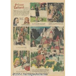 L.A. Examiner Sunday Comic Section Group Lot (1942-43).