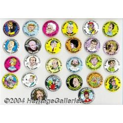 Famous Cartoonist Buttons Group of 52 (Pinback Jack, 1975).