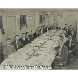 Timely Comics Staff Photograph autographed by Stan Lee (1942).