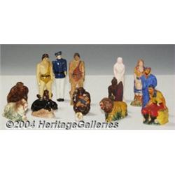 Tarzan Statues - Fould's Pasta Premiums (Fould's Products, 1932).