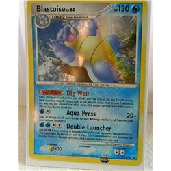 POKEMON COLLECTOR CARD IN PROTECTIVE SLEEVE - BLASTOISE LV.60 HOLO - 2/127