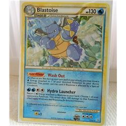 POKEMON COLLECTOR CARD IN PROTECTIVE SLEEVE - BLASTOISE STAGE 2 - 13/95