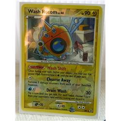 POKEMON COLLECTOR CARD IN PROTECTIVE SLEEVE - WASH ROTOM LV.46 HOLO - RT5