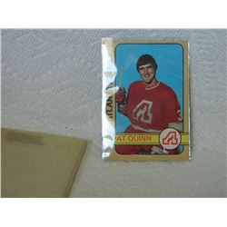 TRADING CARD IN HARD CASE - PAT QUINN #183 - ATLANTA FLAMES