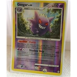 POKEMON COLLECTOR CARD IN PROTECTIVE SLEEVE - GENGAR LV.44 REVERSE HOLO - 16/99