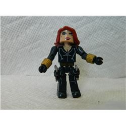 LEGO MINI FIGURE - BLACK WITH 2 GUNS & HOLSTERS