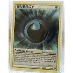 POKEMON COLLECTOR CARD IN PROTECTIVE SLEEVE - ENERGY - DARKNESS - UNCOMMON - 79/90