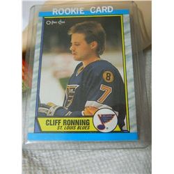 ROOKIE HOCKEY CARD - CLIFF RONNING - ST LOUIS BLUES - #45 - CONDITION - NEAR MINT