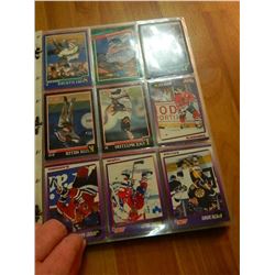 COLLECTION OF HOCKEY CARDS - 13 SHEET TTL