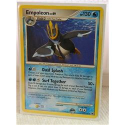 POKEMON COLLECTOR CARD IN PROTECTIVE SLEEVE - EMPOLEON LV.49 - 17/100