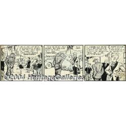 Ham Fisher - Joe Palooka Dailies, Group of 3 Comic Strip Original Art (McNaught Syndicate).