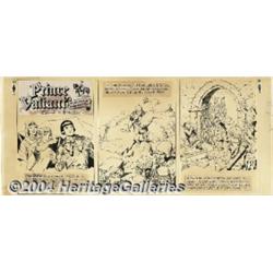 Hal Foster - Prince Valiant Sunday Comic Strip Original Art, dated 7-9-61 (King Features Syndicate, 