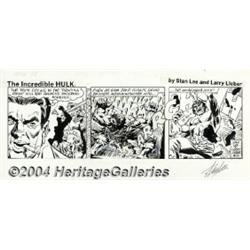 Larry Lieber, Alan Kupperberg, and Frank Giacoia - Incredible Hulk Group of 9 Dailies Comic Strip Or