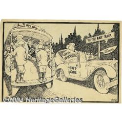 Winsor McCay - Political Cartoon Original Art (undated).