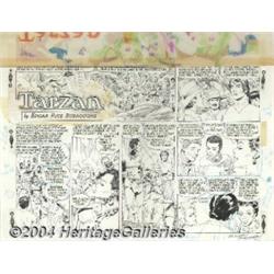 Gray Morrow - Tarzan Group of 8 Sundays Comic Strip Original Art (United Feature Syndicate, 1984).
