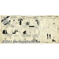 Alex Raymond - The Kid Sister Sunday Comic Strip Original Art, dated 9-17-33 (King Features Syndicat