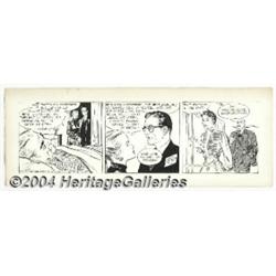Alex Raymond - Rip Kirby Daily Comic Strip Original Art, dated 11-16-50 (King Features Syndicate, 19