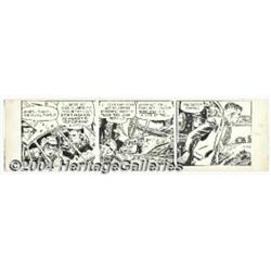 Frank Robbins - Johnny Hazard Dailies, Group of 2 Comic Strip Original Art (King Features Syndicate,