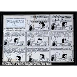 Charles Schulz - Peanuts Sunday Comic Strip Original Art, dated 2-24-63 (United Feature Syndicate, 1