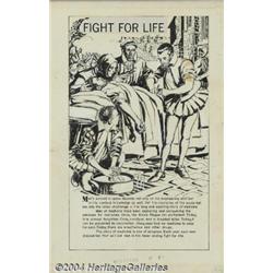 Joe Albistur - World Around Us #36 Splash Page Original Art (Gilberton, 1961).