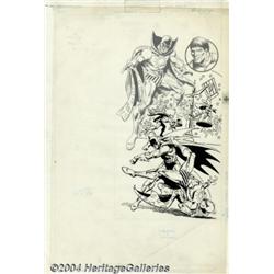 Ross Andru, Denys Cowan, and Stan Woch - Who's Who in the DC Universe Group of 3 Original Art (DC, 1