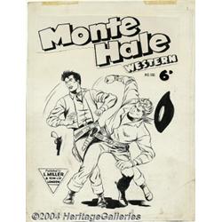 Mick Anglo (attributed) - Monte Hale Western #106 Cover Original Art (L. Miller, 2000).