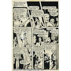 Matt Baker - Journey Into Fear #1, page 2 Original Art (Superior-Dynamic Publication, 1951).