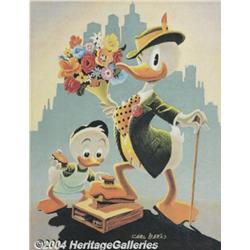 Carl Barks - Limited Edition Print "Dude for a Day," #56/100 (Another Rainbow Publishing, 1992).