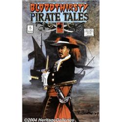 Richard Becker - Bloodthirsty Pirate Tales #5, Complete 5-page story, "Demon Rum" Original Art (Blac