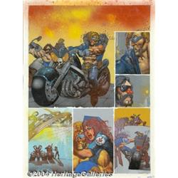 Simon Bisley - Judge Dredd Megazine #19, page 42 (Fleetway, 1995).