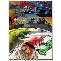 Simon Bisley - Judge Dredd Megazine #19, page 43 Original Art (Fleetway, 1995).