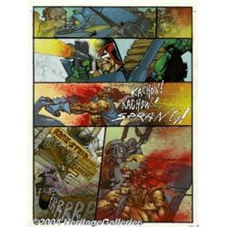 Simon Bisley - Judge Dredd Megazine #19, page 44 Original Art (Fleetway, 1995).