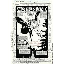 June Brigman and Roy Richardson - Classic X-Men #29, Complete 12-page Story "Motherland" Original Ar