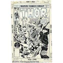 John Buscema and Joe Sinnott - Thor #263 Cover Original Art (Marvel, 1972).