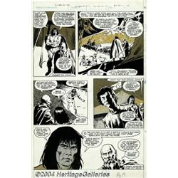 John Buscema and Tony DeZuniga - Savage Sword of Conan #49, pages 19 and 22 Original Art (Marvel, 19