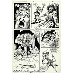 John Buscema and Mel Candido - Kull the Conqueror #10, Group of 3 pages Original Art (Marvel, 1985).
