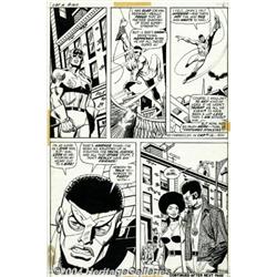 Sal Buscema and Frank McLaughlin - Captain America #160, page 6 Original Art (Marvel, 1973).