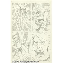 John Byrne - Fantastic Four, page 9 Original Art (unpublished, circa 1974).