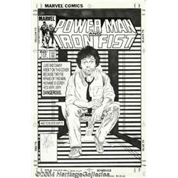 John Byrne - Power Man and Iron Fist #114 Cover Original Art (Marvel, 1985).