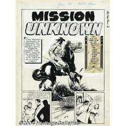 Arturo Cazeneuve (attributed) - Hello Pal Comics #1 Complete 7-page Story, El Capitan in "Mission Un