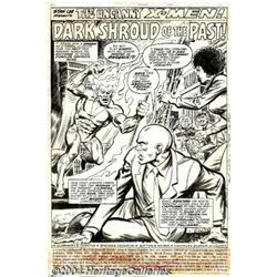 Dave Cockrum, Bob Brown, and Tom Sutton - X-Men #106, page 1 Original Art (Marvel, 1977).