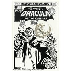 Gene Colan and Tom Palmer - Tomb of Dracula #55 Cover Original Art (Marvel, 1977).