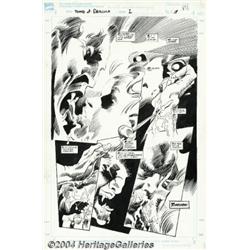 Gene Colan and Al Williamson - Tomb of Dracula #1, page 11 Original Art (Marvel, 1991).