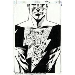 Alan Davis and Mark Farmer - JSA #6 Cover Original Art (DC, 2000).