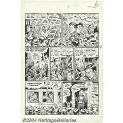 Jack Davis and Harvey Kurtzman - Mad #2, page 6 of "Hex" Original Art (EC, 1952).