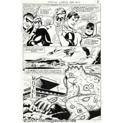 Dick Dillin and Sid Greene - Justice League of America #68, page 7 Original Art (DC, 1968).