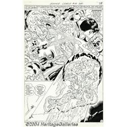 Dick Dillin and Sid Greene - Justice League of America #68, page 21 Original Art (DC, 1968).