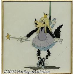 Walt Disney Studios - Original Animation Cel from The Big Bad Wolf (Disney, 1934).