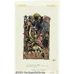 Kevin Eastman and Martin Emond - Teenage Mutant Ninja Turtles Splash Page Original Art (undated).